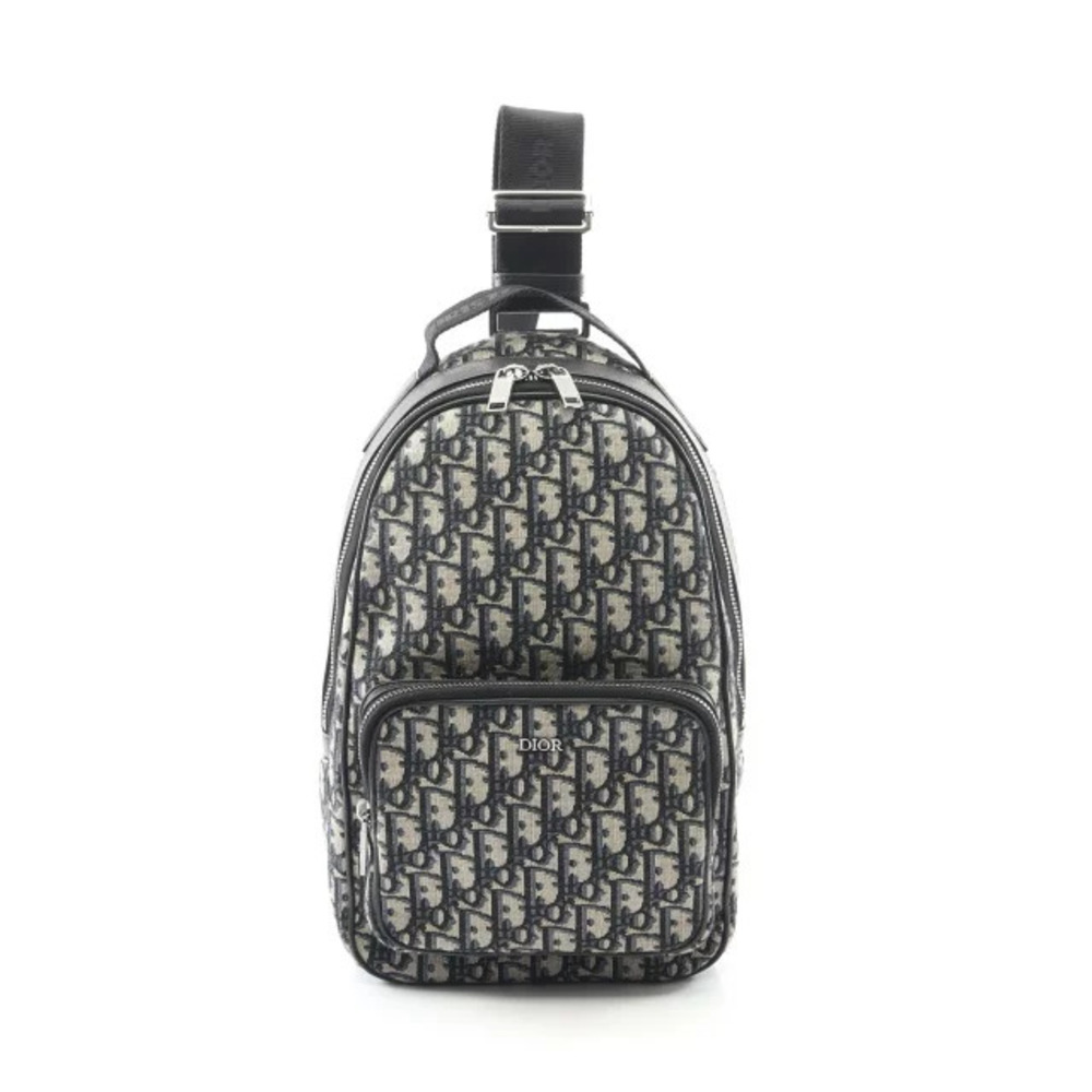 Dior Rider Sling Bag Oblique Jacquard Waist Body Belt Bum Crossbody Canvas